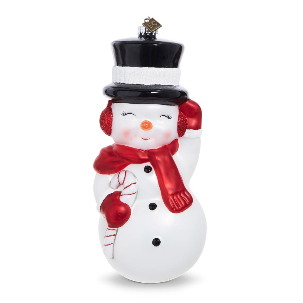 RAZ Imports EC 8" Snowman Blow Mold Ornament