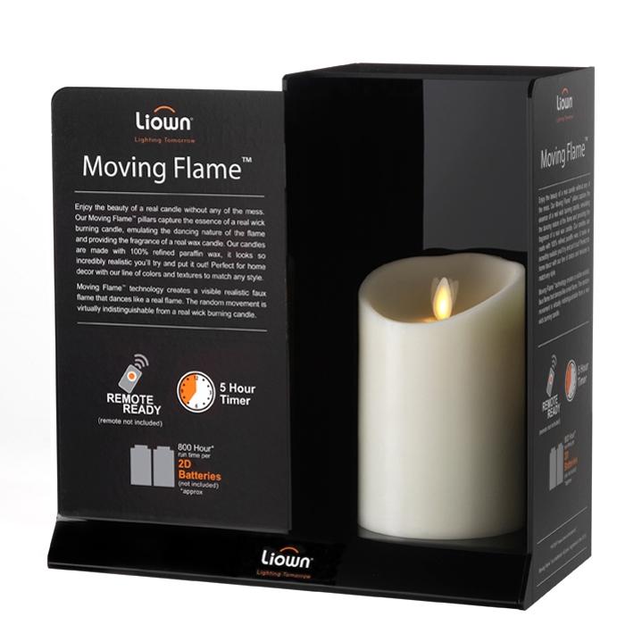 RAZ Imports Moving Flame Displayer Candle