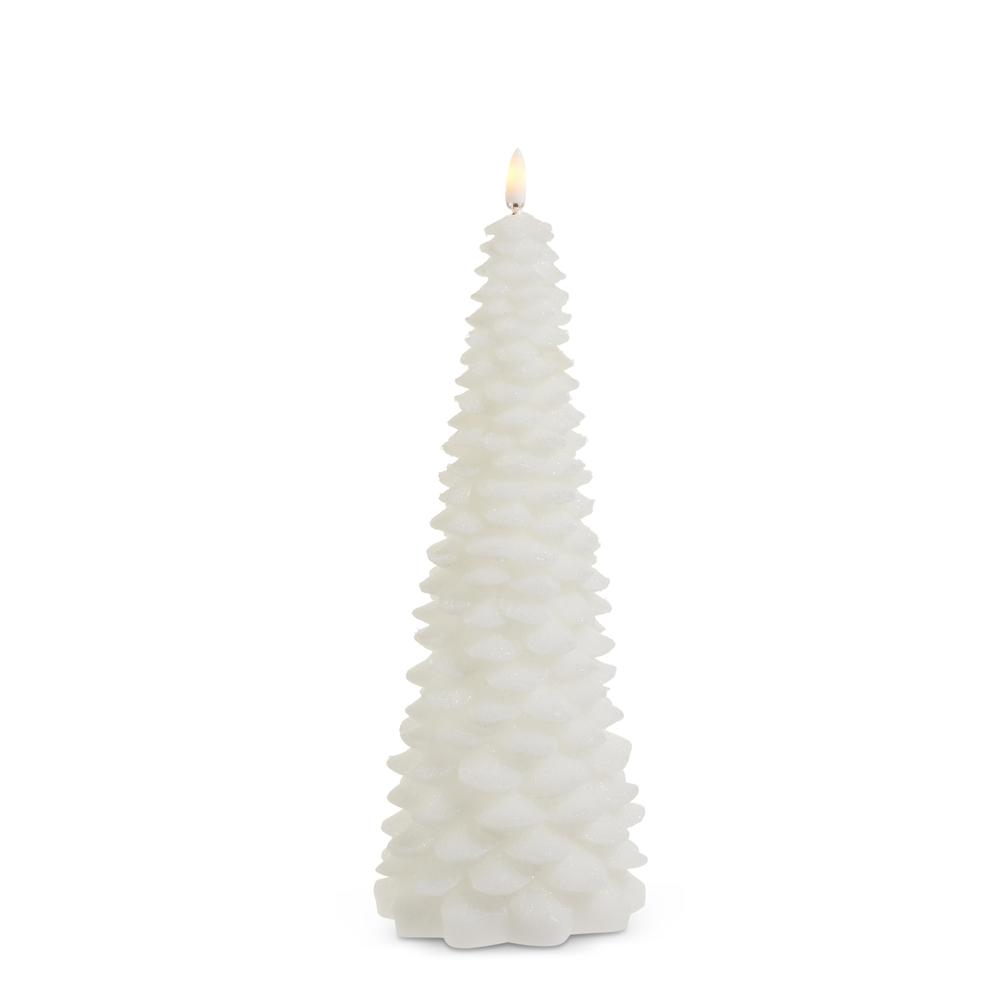 RAZ Imports *SB* 10.5" White Tree Candle