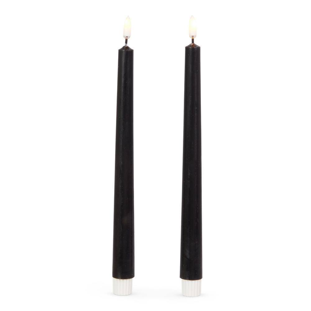 RAZ Imports *SB* 10" Black Taper Candles