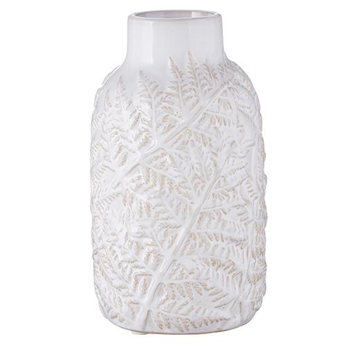 RAZ Imports *SB* 10" Leaf Embossed Vase