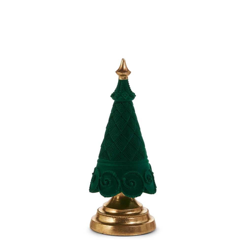 RAZ Imports *SB* 11.5" Green Flocked Tree