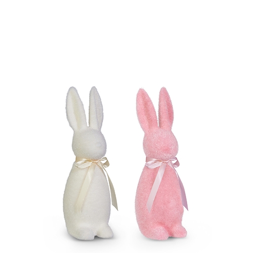 RAZ Imports *SB* 11.5" Pale Flocked Bunny