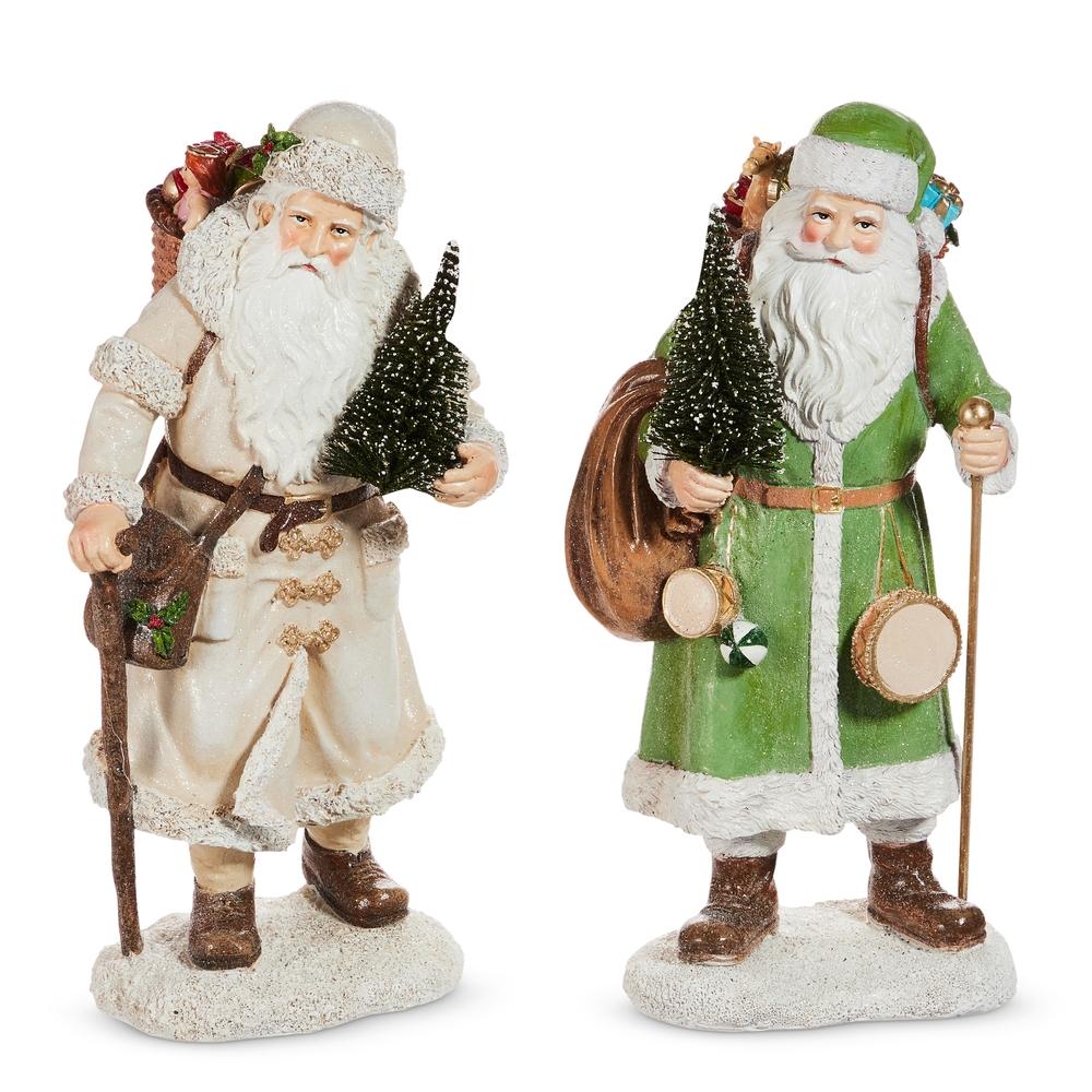 RAZ Imports *SB* 11.5" Victorian Santa with Tree