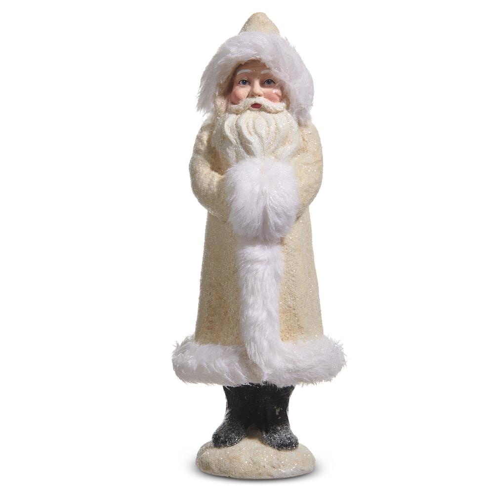 RAZ Imports *SB* 11" Ivory Old World Santa