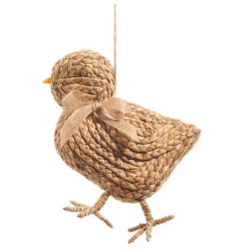 RAZ Imports *SB* 11" Natural Basketweave Chick