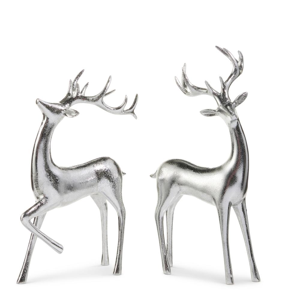 RAZ Imports *SB* 12.25" Silver Deer