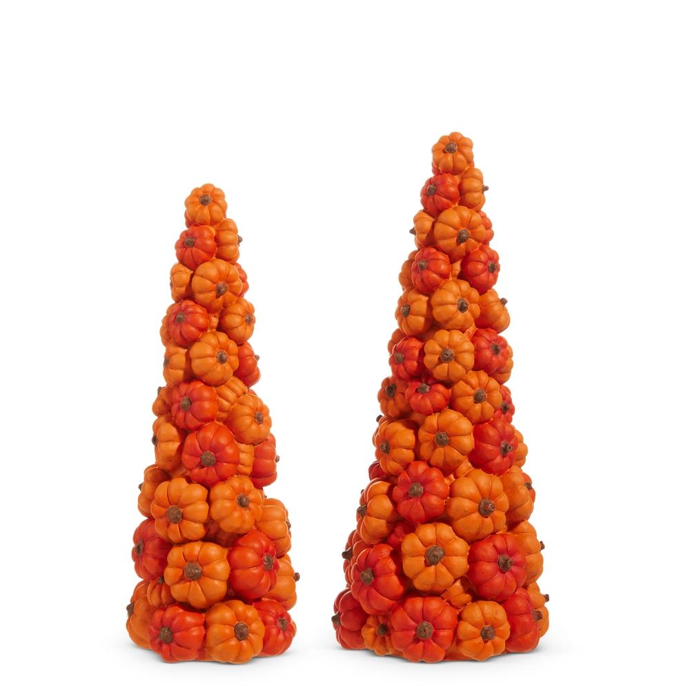 RAZ Imports *SB* 12.5" Pumpkin Cone Trees