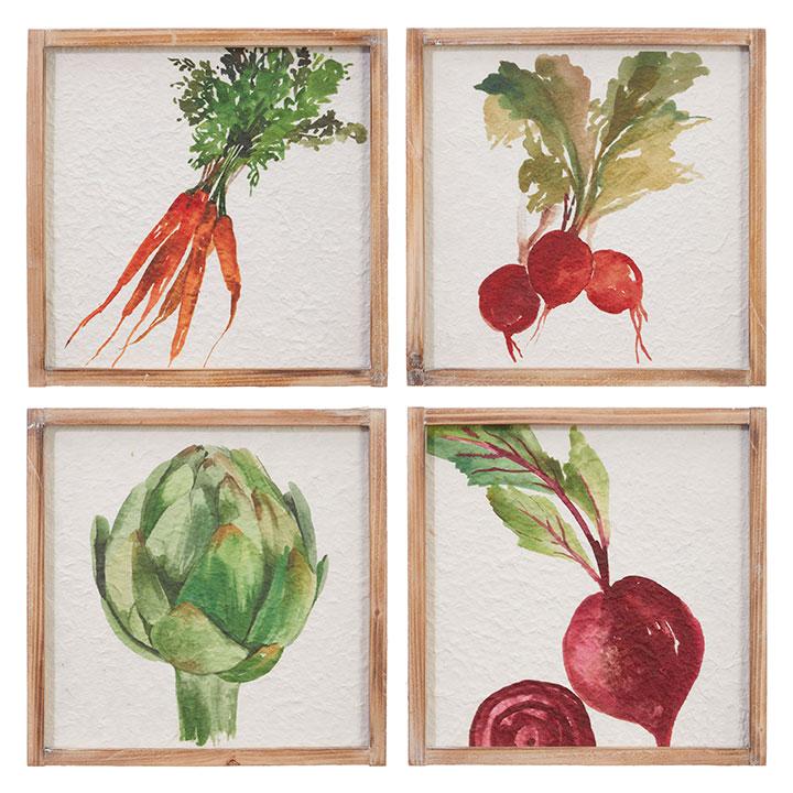 RAZ Imports *SB* 12.5" Vegetable Framed Wall Art