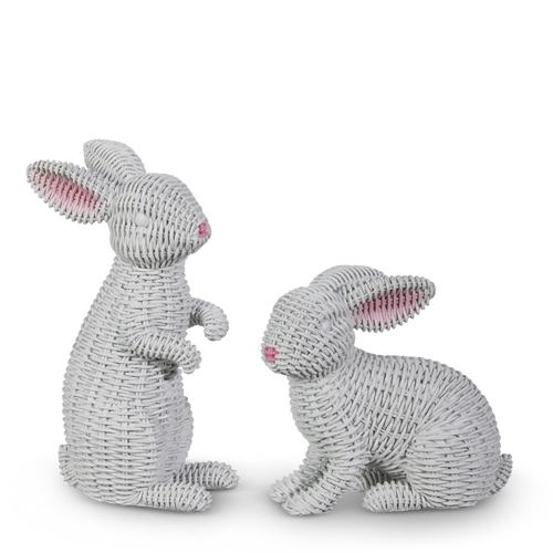 RAZ Imports *SB* 12.75" Woven Bunnies