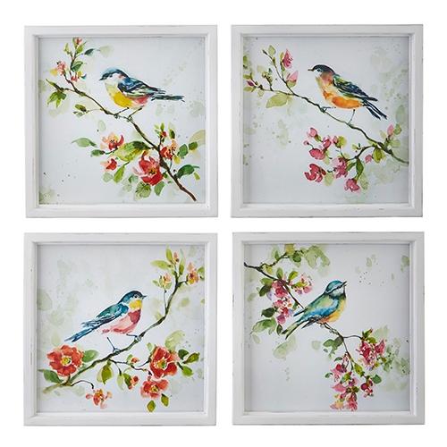 RAZ Imports *SB* 12" Watercolor Bird Framed Print