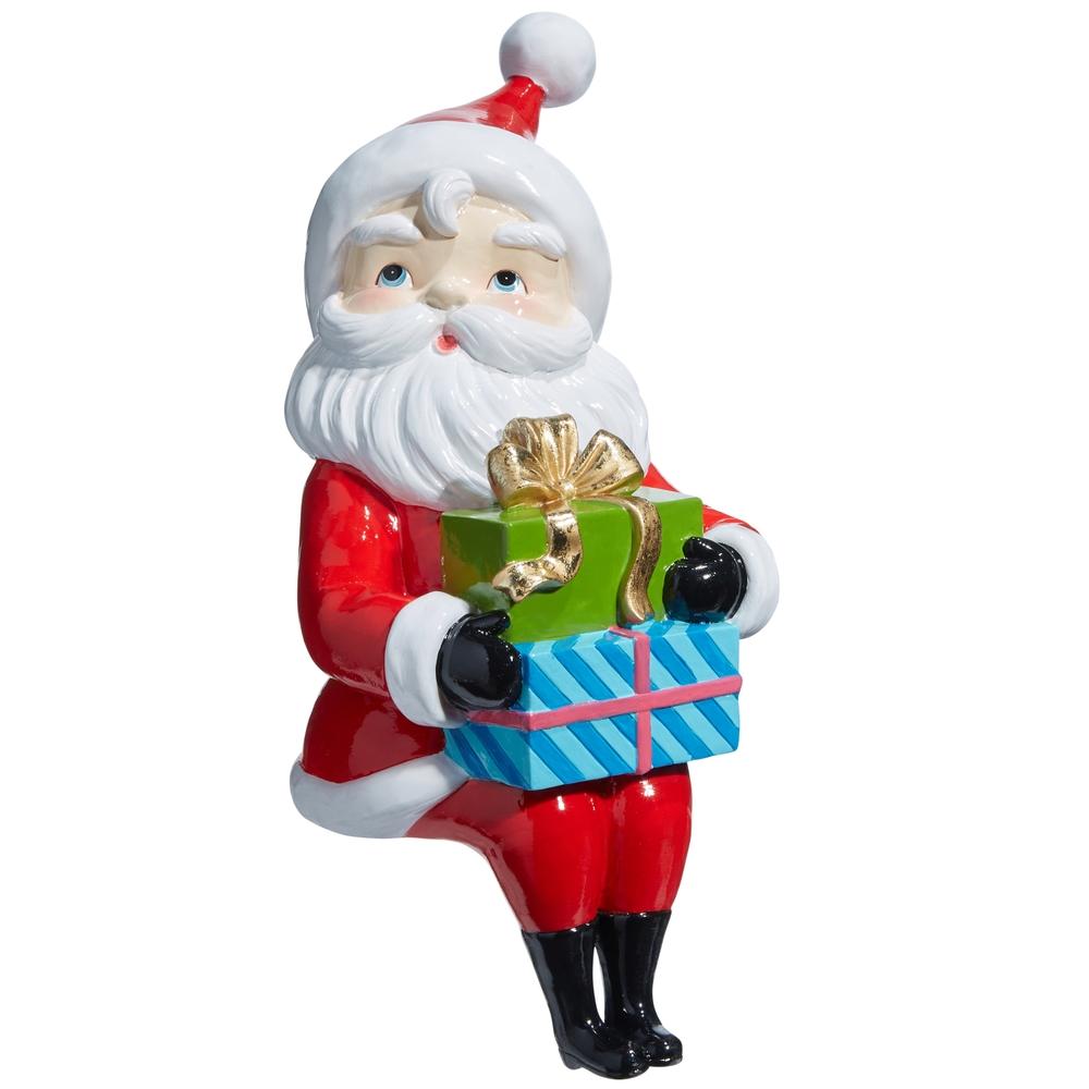 RAZ Imports *SB* 13.5" Sitting Retro Santa