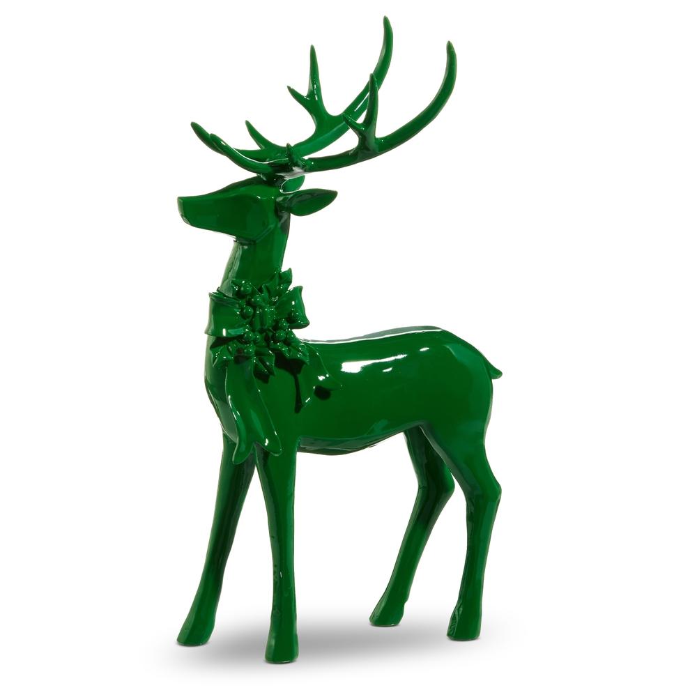 RAZ Imports *SB* 13.75" Green Deer