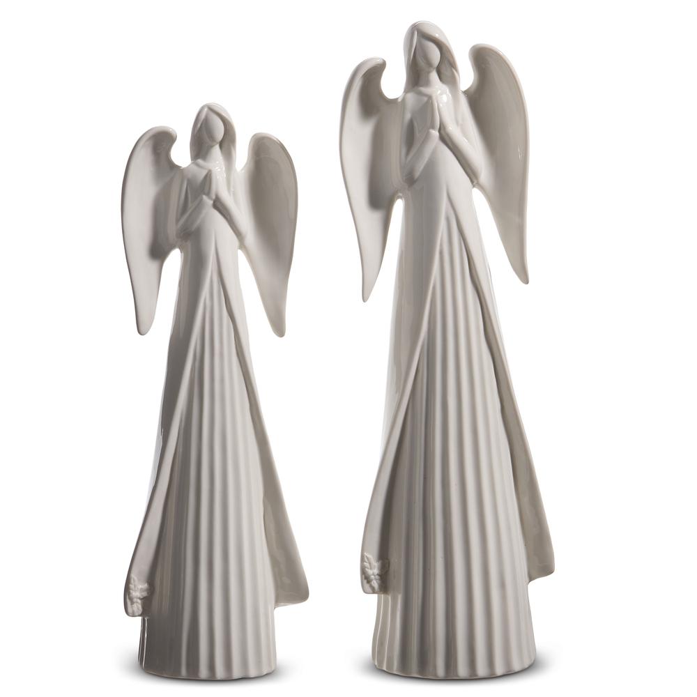 RAZ Imports *SB* 13.75" White Praying Angels
