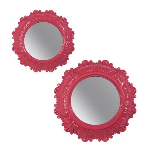 RAZ Imports *SB* 13" Pink Mirrors