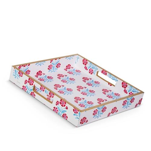 RAZ Imports *SB* 14" Red Mughal Floral Tray