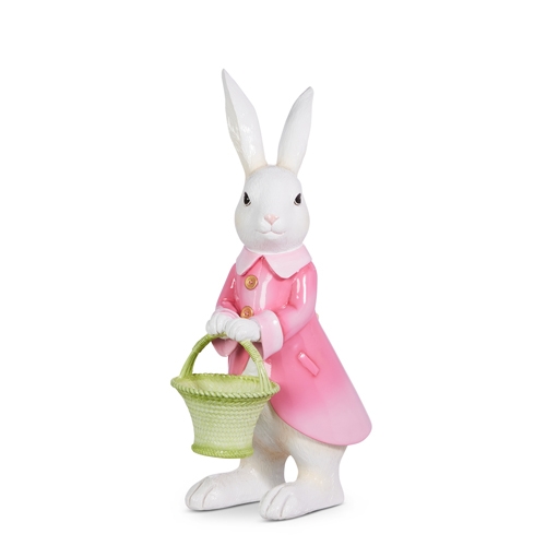 RAZ Imports *SB* 15.5" Bunny in Pink Jacket