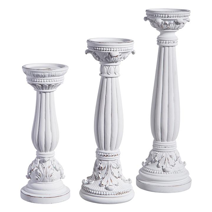 RAZ Imports *SB* 15.5" Fluted Candle Holders