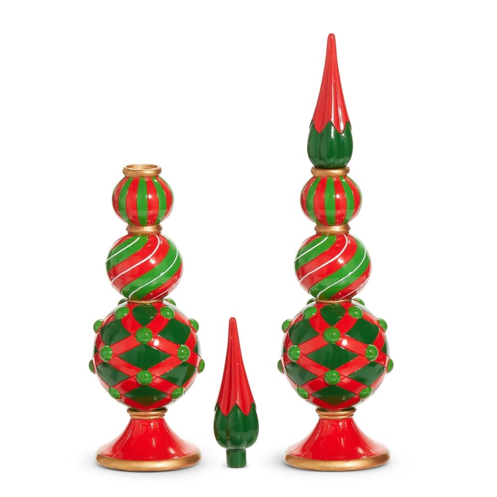 RAZ Imports *SB* 15" Finial Candle Holder