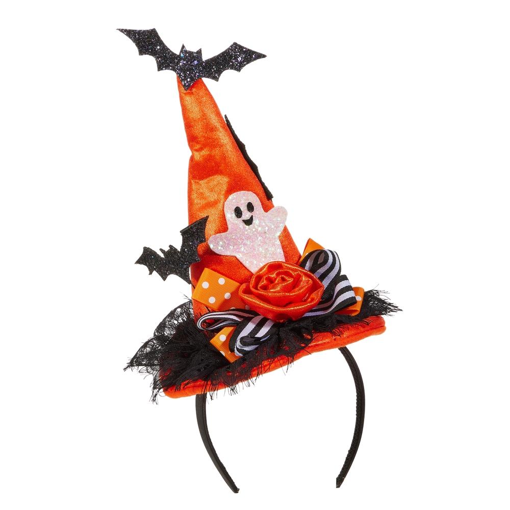 RAZ Imports *SB* 15" Orange Witch Hat Headband