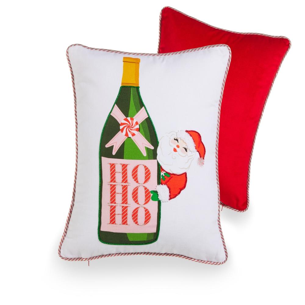 RAZ Imports *SB* 16" Bottled Christmas Cheer Pillow