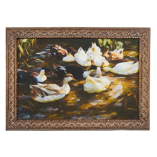 RAZ Imports *SB* 16" Ducks in Pond Framed Wall Art