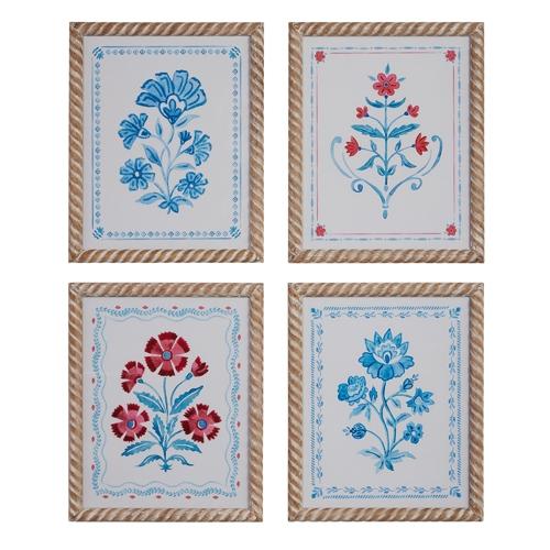 RAZ Imports *SB* 16" Mughal Floral Wall Art
