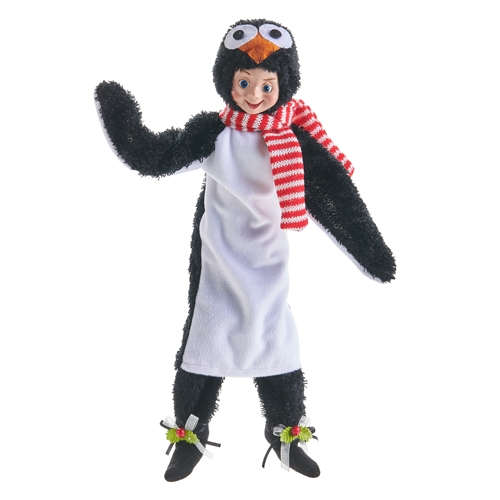 RAZ Imports *SB* 16" Penguin Posable Elf