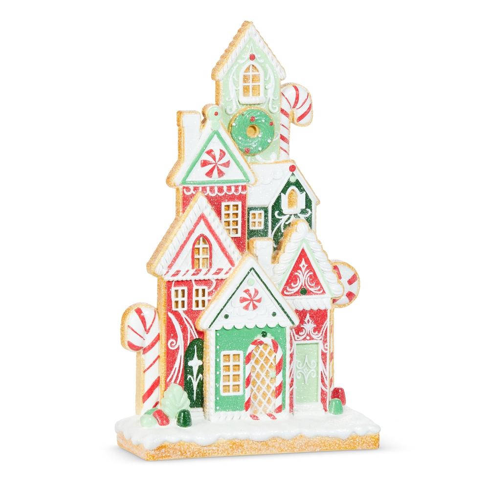 RAZ Imports *SB* 16" Peppermint Gingerbread Village
