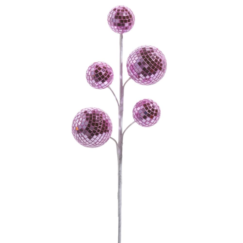 RAZ Imports *SB* 16" Pink Disco Ball Spray