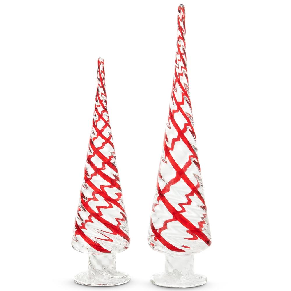 RAZ Imports *SB* 16" Red Swirl Trees