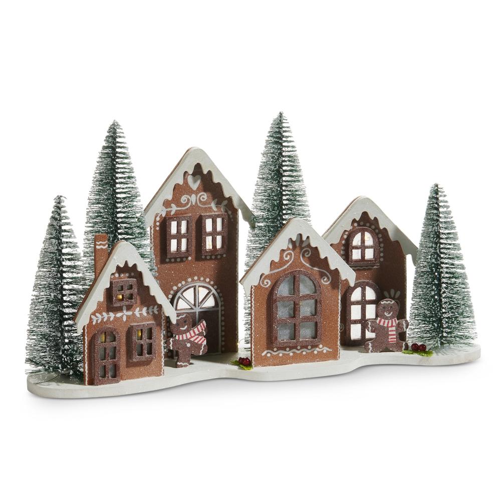 RAZ Imports *SB* 18.25" Lighted Gingerbread Village