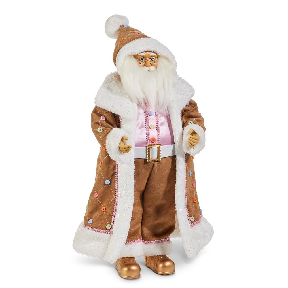 RAZ Imports *SB* 18" Pastel Gingerbread Santa