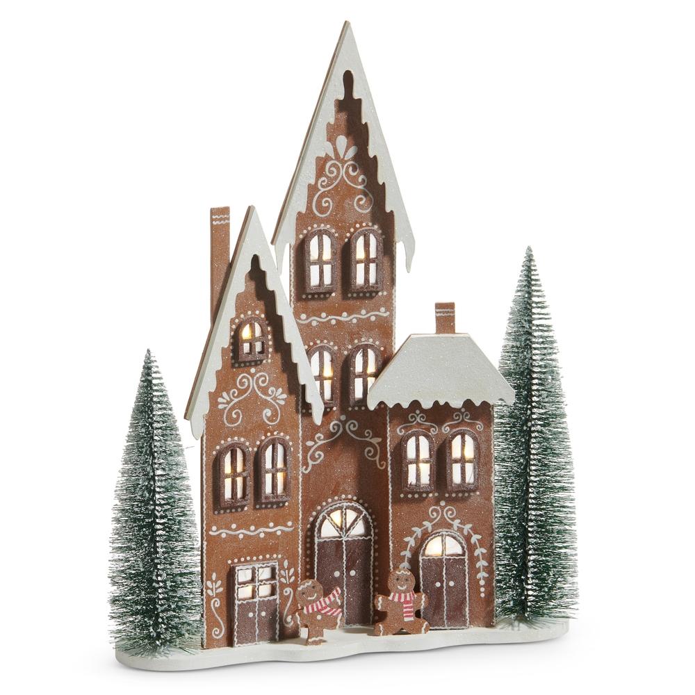 RAZ Imports *SB* 19.75" Lighted Gingerbread Village