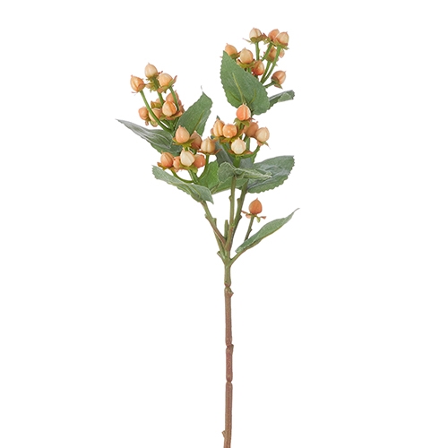 RAZ Imports *SB* 19" Peach Hypericum Spray