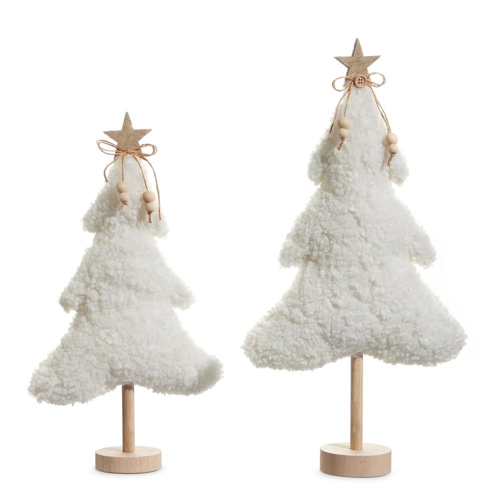 RAZ Imports *SB* 19" Sherpa Christmas Trees