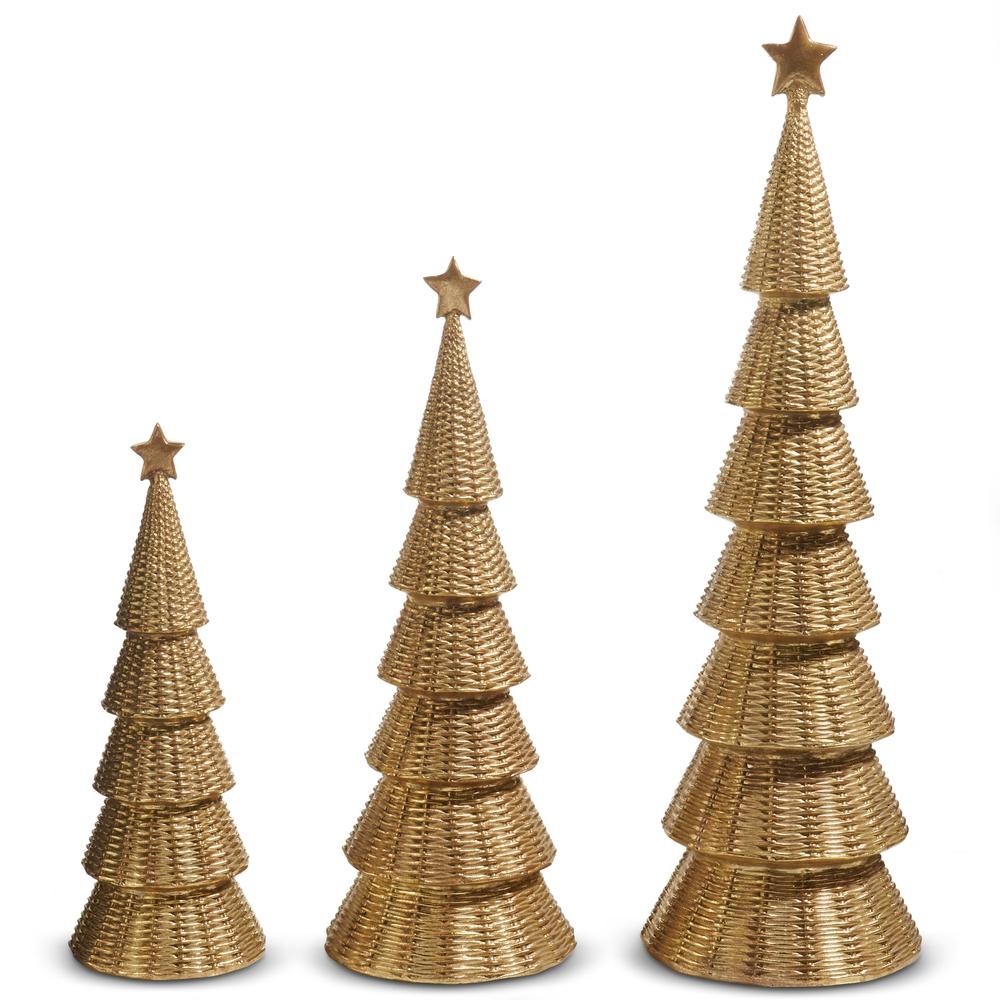 RAZ Imports *SB* 20.5" Champagne Woven Trees