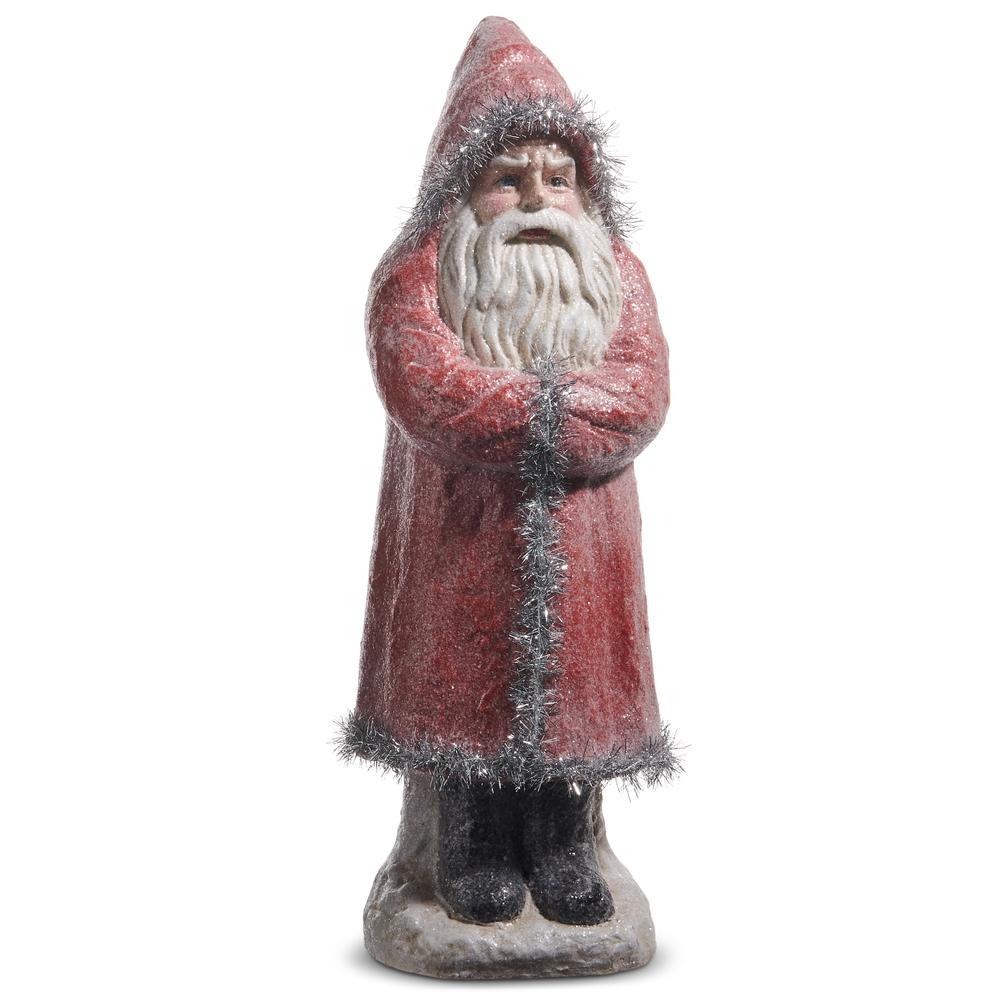 RAZ Imports *SB* 22" Red Tinsel Old World Santa