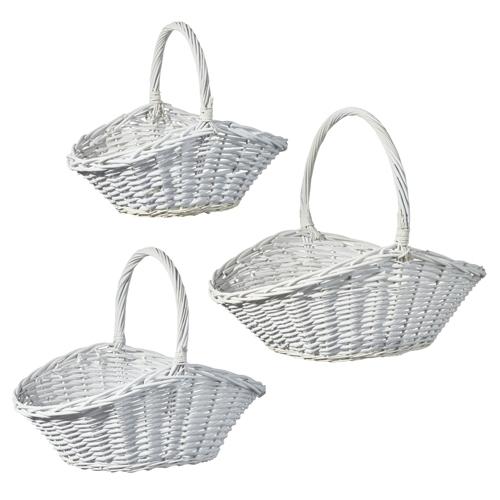 RAZ Imports *SB* 24.25" White Baskets