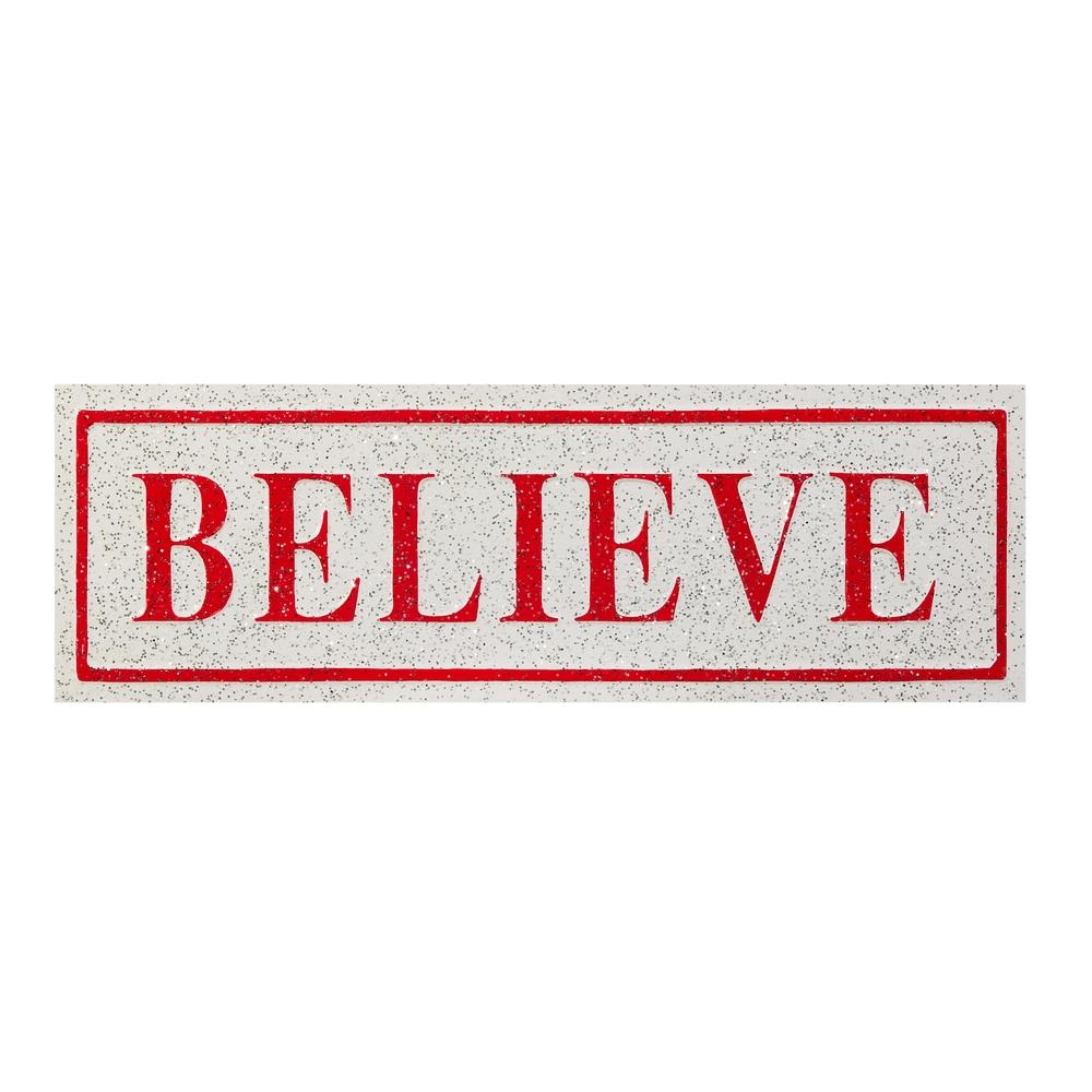 RAZ Imports *SB* 24" Believe Sign