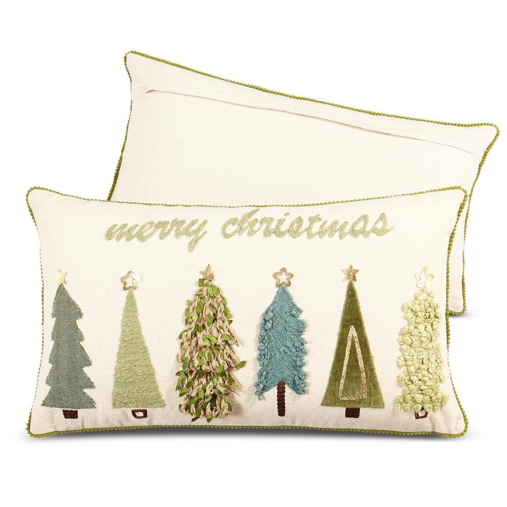 RAZ Imports *SB* 24" Merry Christmas Tree Pillow