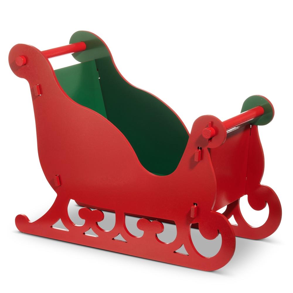 RAZ Imports *SB* 24" Red and Green Sleigh