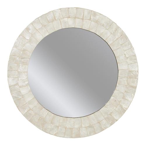 RAZ Imports *SB* 24" Round Capiz Mirror