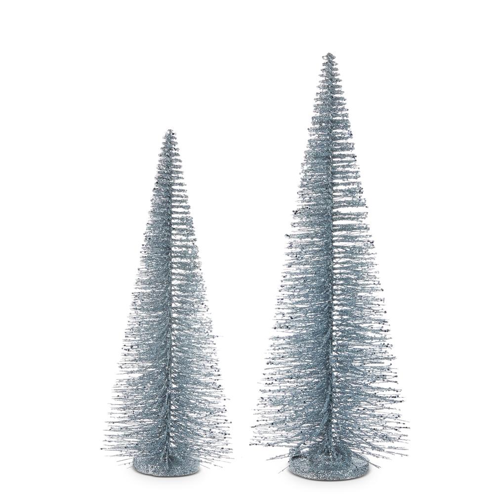 RAZ Imports *SB* 24" Silver Bottle Brush Trees