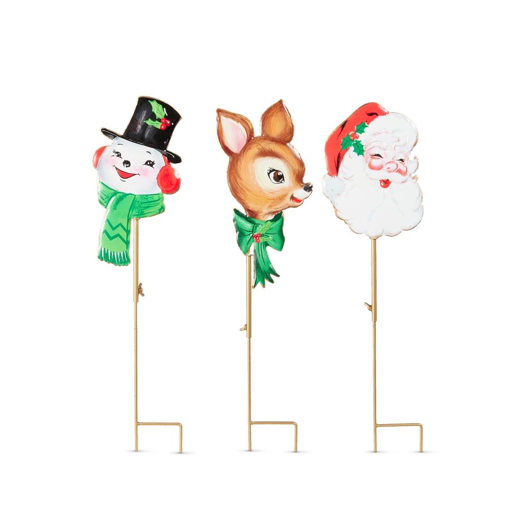 RAZ Imports *SB* 25.5" Sparkle Holiday Yard Stake
