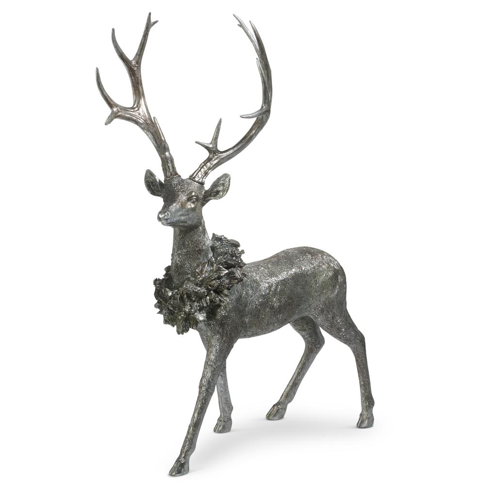 RAZ Imports *SB* 27" Deer with Wreath