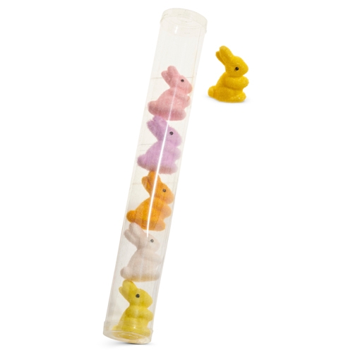 RAZ Imports *SB* 3" Tube of Flocked Bunnies