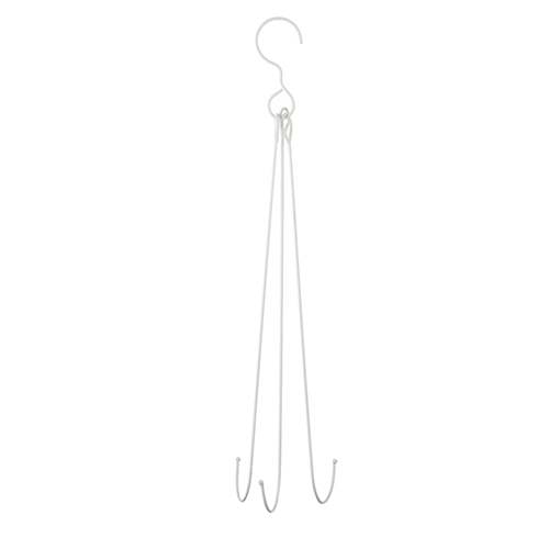 RAZ Imports *SB* 30.5" White Wreath Hanger