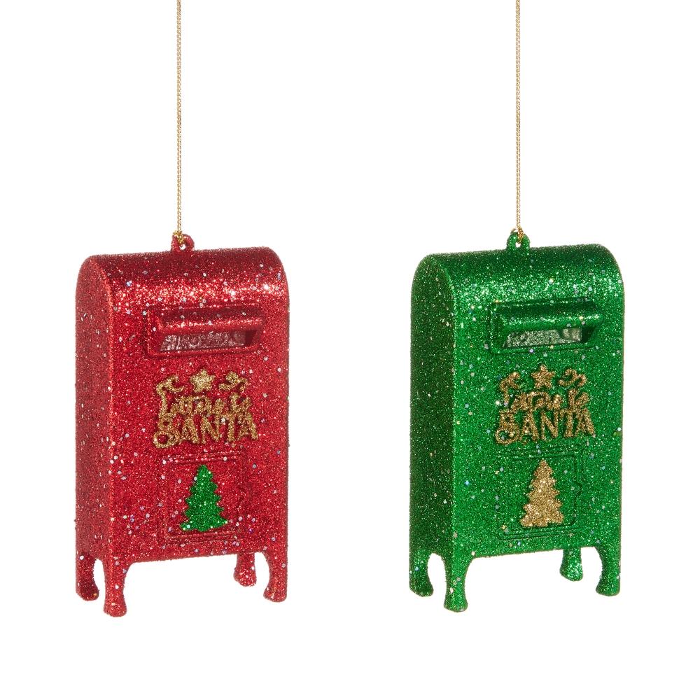 RAZ Imports *SB* 4.25" Christmas Mailbox Ornament