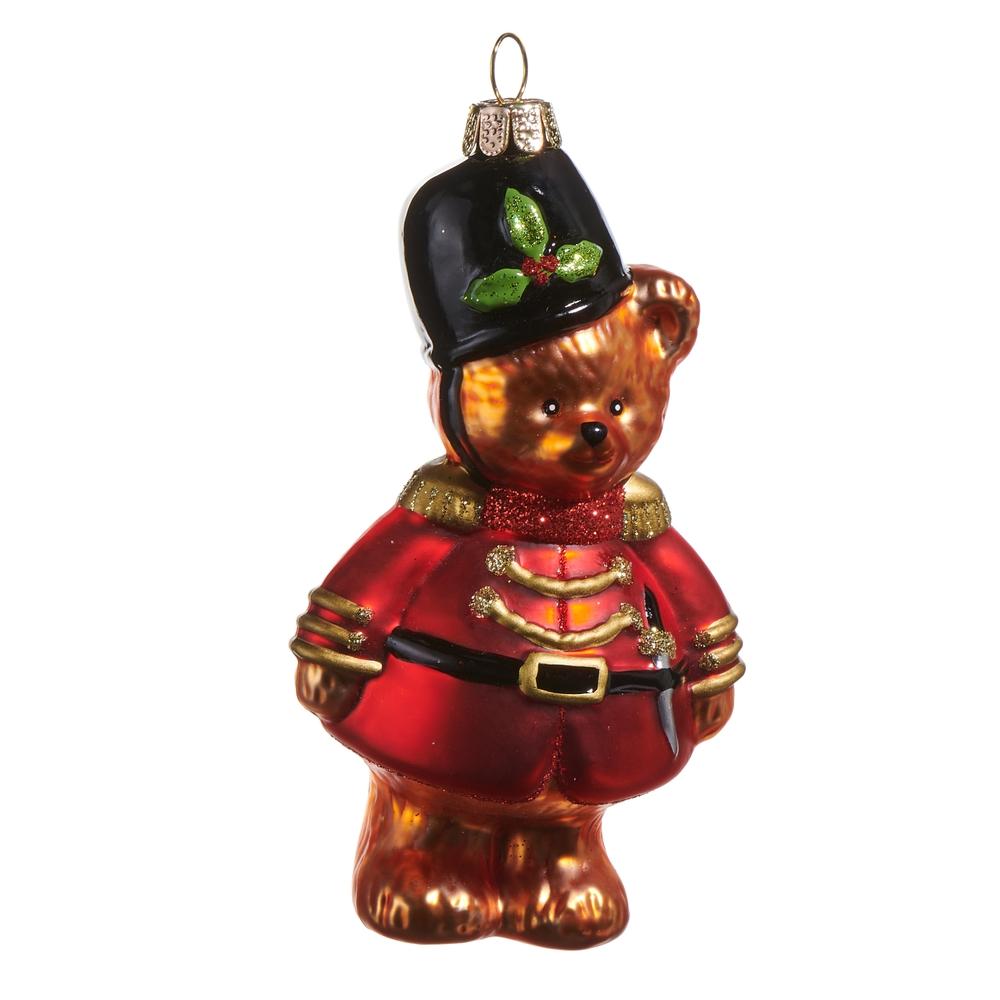 RAZ Imports *SB* 4.5" Bear Nutcracker Ornament